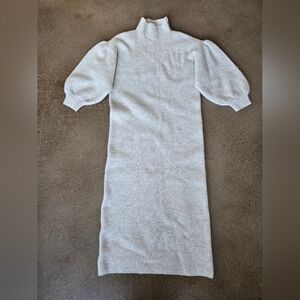 ASOS Gray Knit Sweater Dress